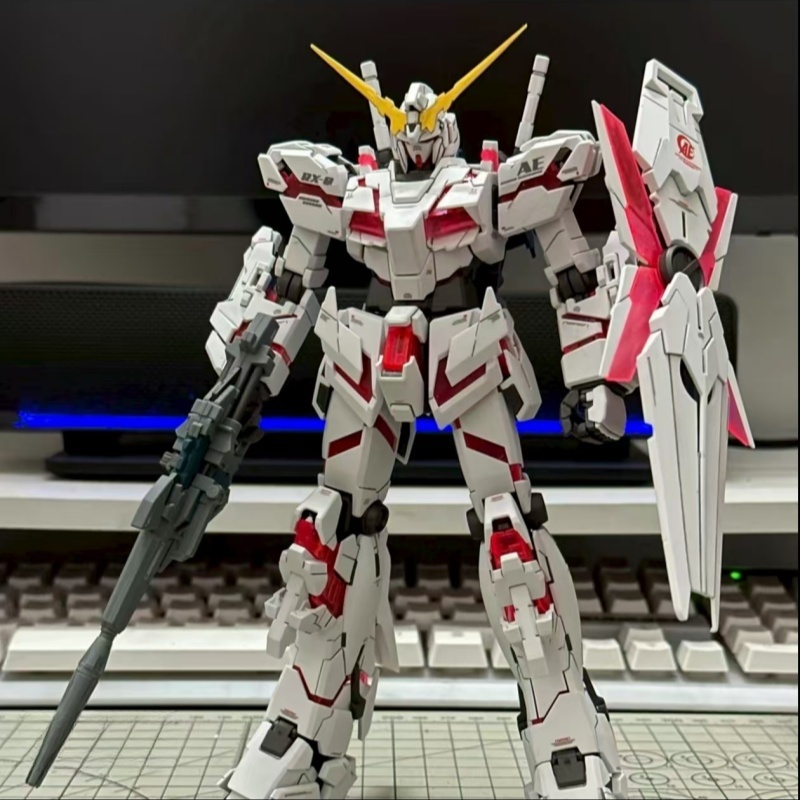 Model Kit Gundam Hg - Assembled Model HG Unicorn 1/144 Jim