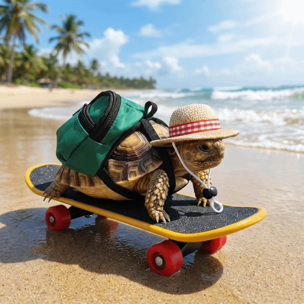 Model Kit Lizard - Creative Pet Skateboard Toys Set Interactive