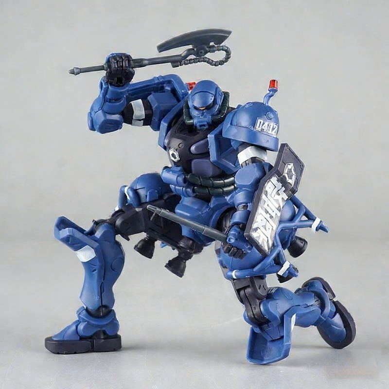 Model Kit Gundam Hg - Gquuuuuux Military Police Zaku Hg 1/144