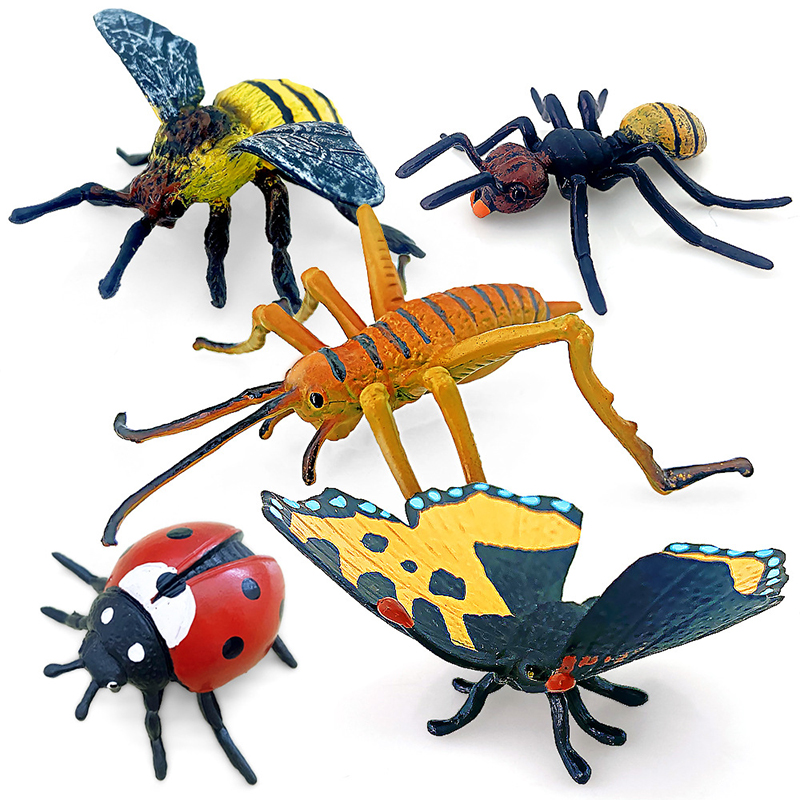 12pcs Wild Insect Animals Mode - Model Kit Lizard 评论和价格