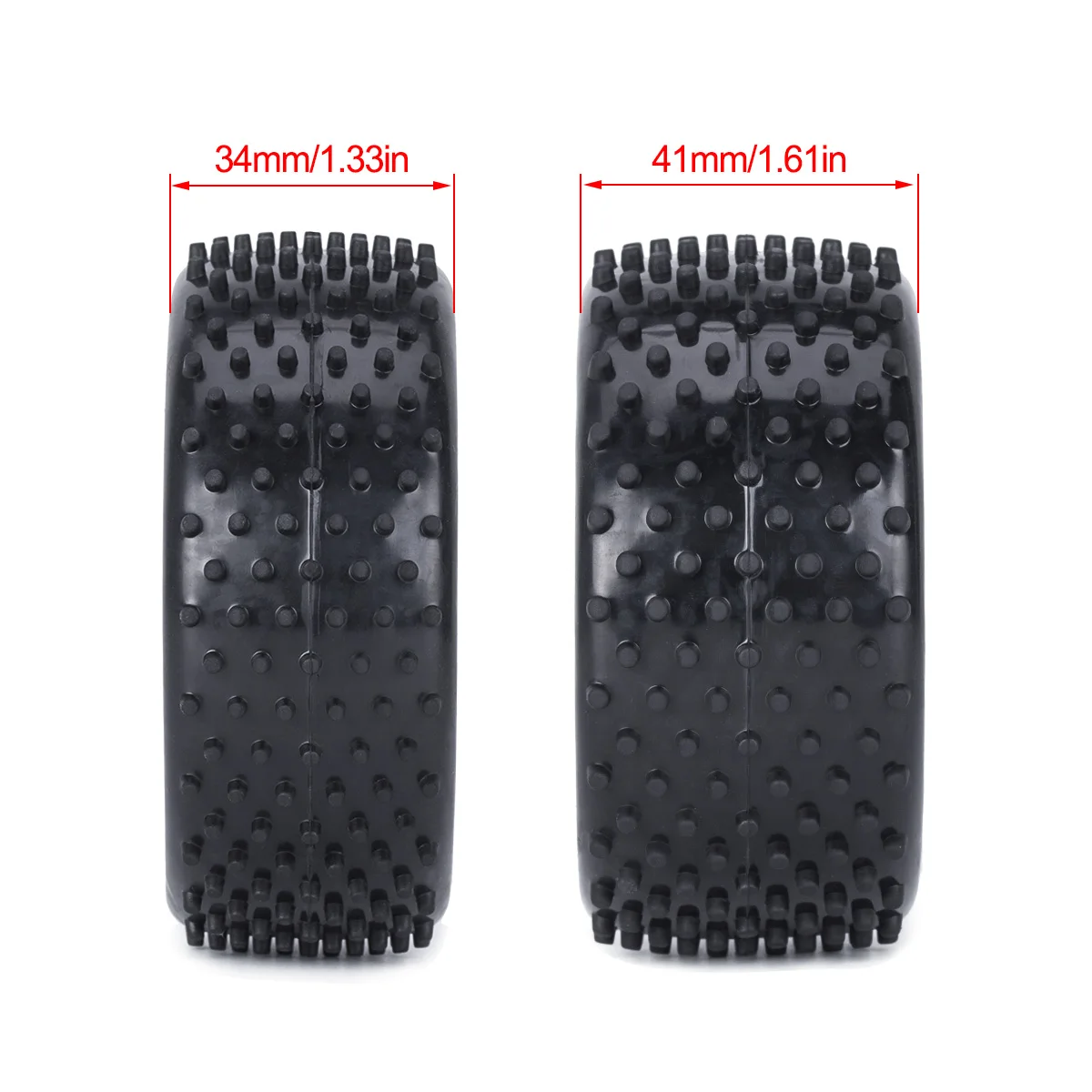 4 Pcs 88mm Buggy Tires Wheel T - Model Kit Tamiya 评论和价格