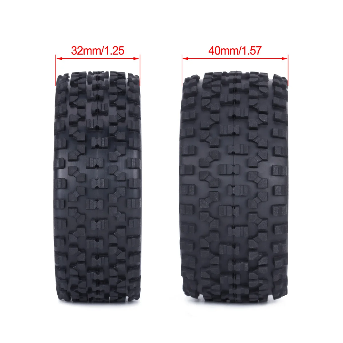 4 Pcs 88mm Buggy Tires Wheel T - Model Kit Tamiya 评论和价格