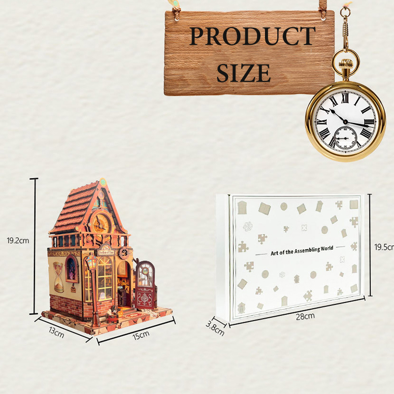 New Wooden Dollhouse Time Pavi - Model Kit Centaur 评论和价格