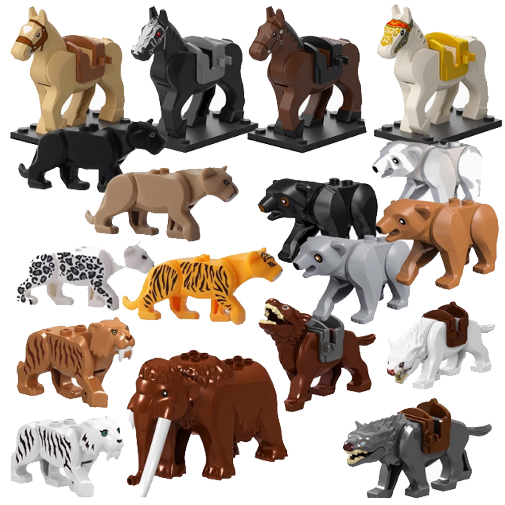 MOC City Animal Building Block - Model Kit Lizard 评论和价格