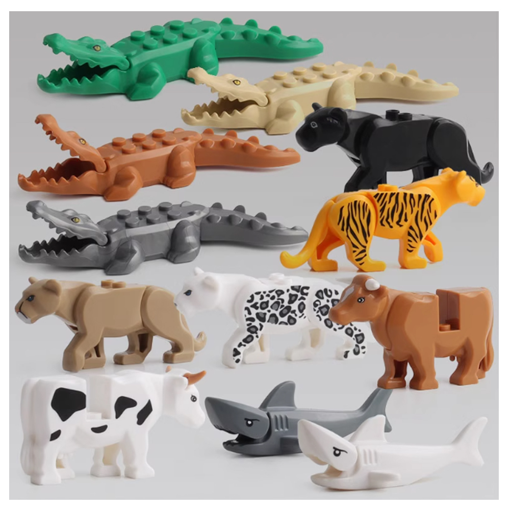 MOC City Animal Building Block - Model Kit Lizard 评论和价格