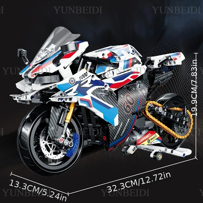 1:8 Motorcycle Building Set To - Model Kit Motor Nuclear 评论和价格