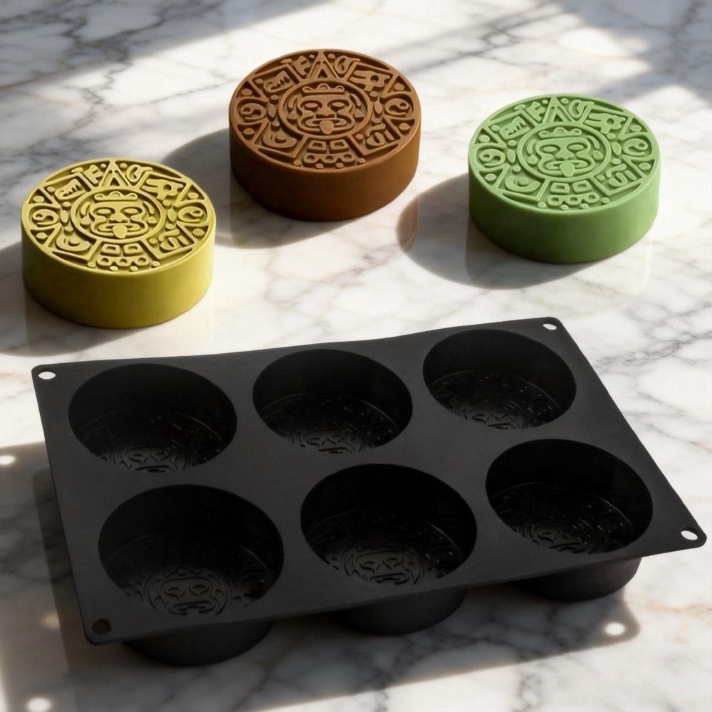 6 Cavity Totem Cake Mold Food- - Model Kitchen Set 评论和价格