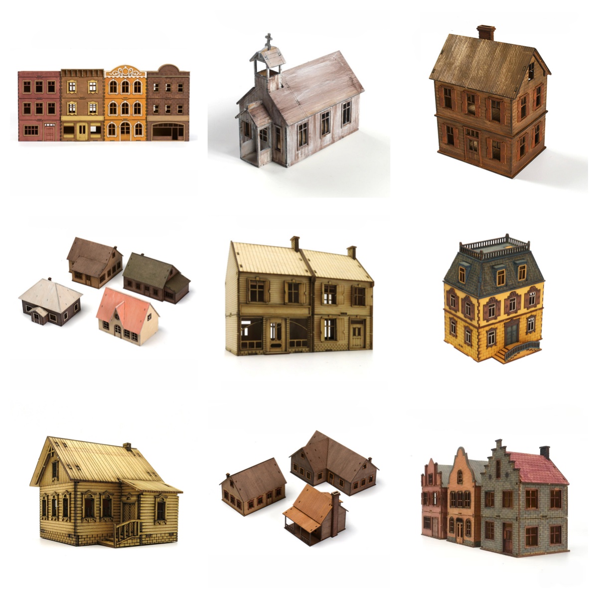 1/72 Wooden Assembly House Eur - Model Kit Centaur 评论和价格