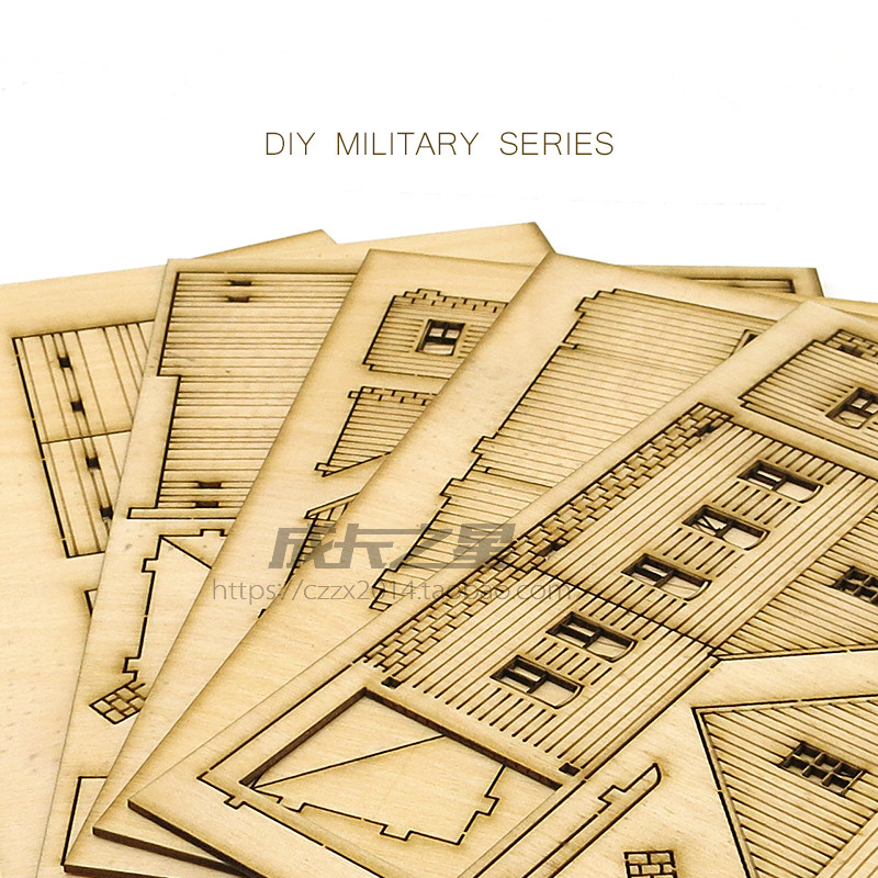 1/72 Wooden Assembly House Eur - Model Kit Centaur 评论和价格