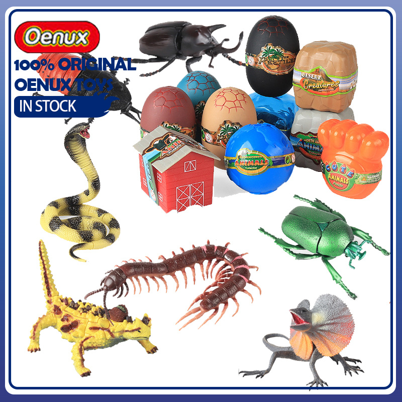 Oenux 4D Assembly Insect Repti - Model Kit Lizard 评论和价格